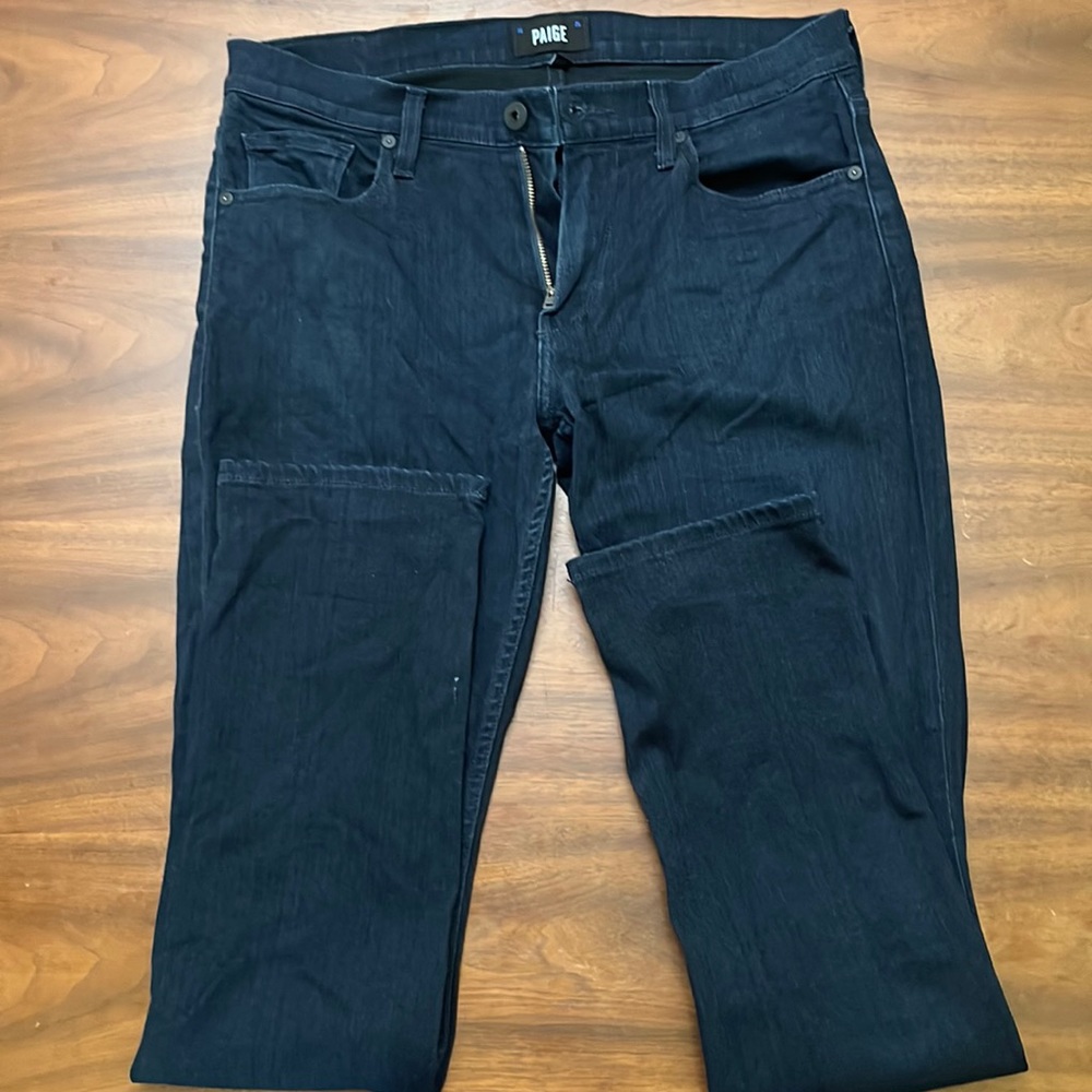 Paige Federal Slim-Straight 32/34 dark navy